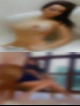 Male female male swinging