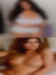 Woman looking tongue fuck pussy